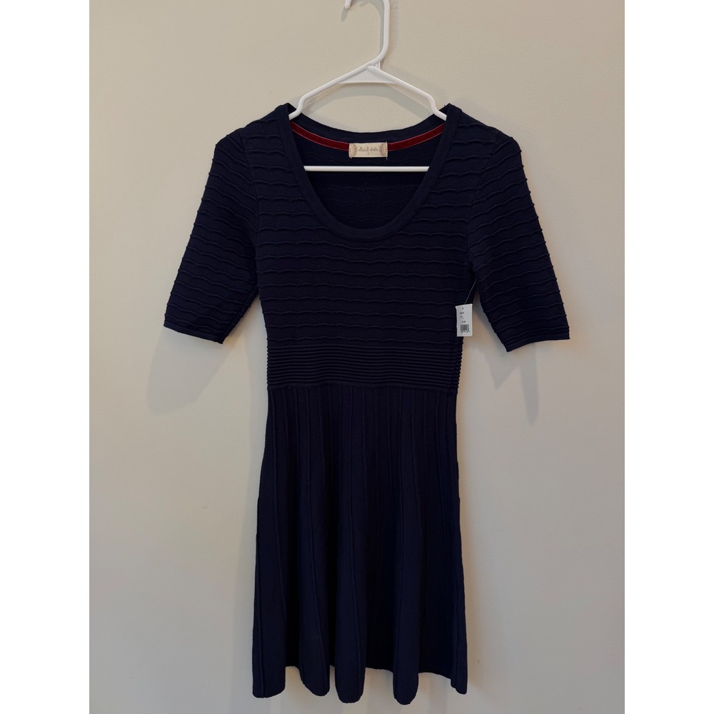 Small Navy Altar'd State Knit Stretchy Dress